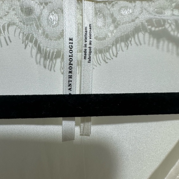 Anthropologie 100% Silk Blouse in Ivory size Small NWT - Picture 6 of 7